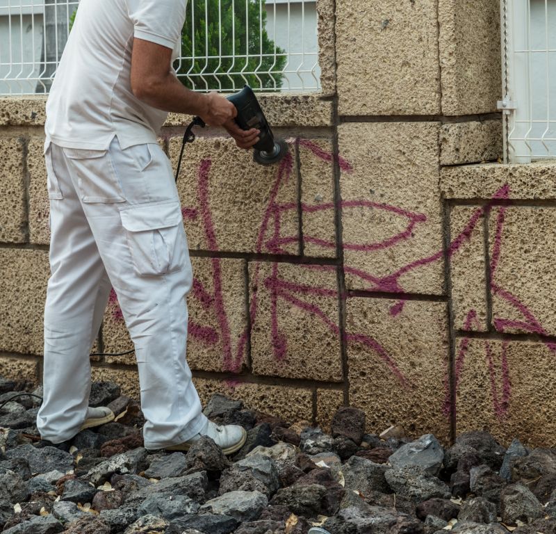 Sidewalk Graffiti Removal