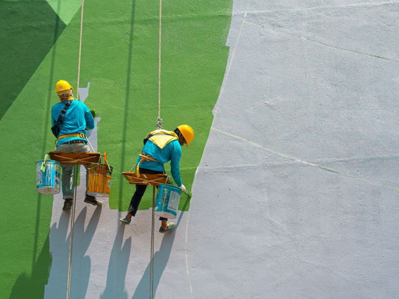 Commercial Fence Painting in Waco, TX