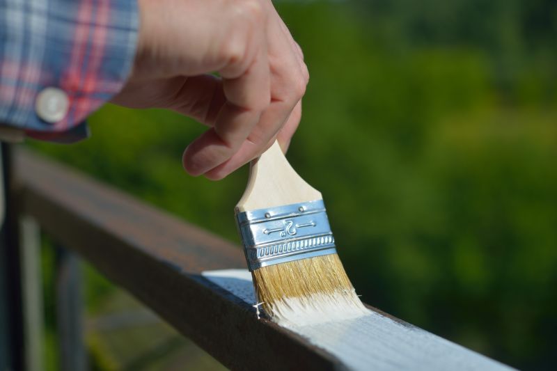 Exterior Staircase Painting in Waco, TX